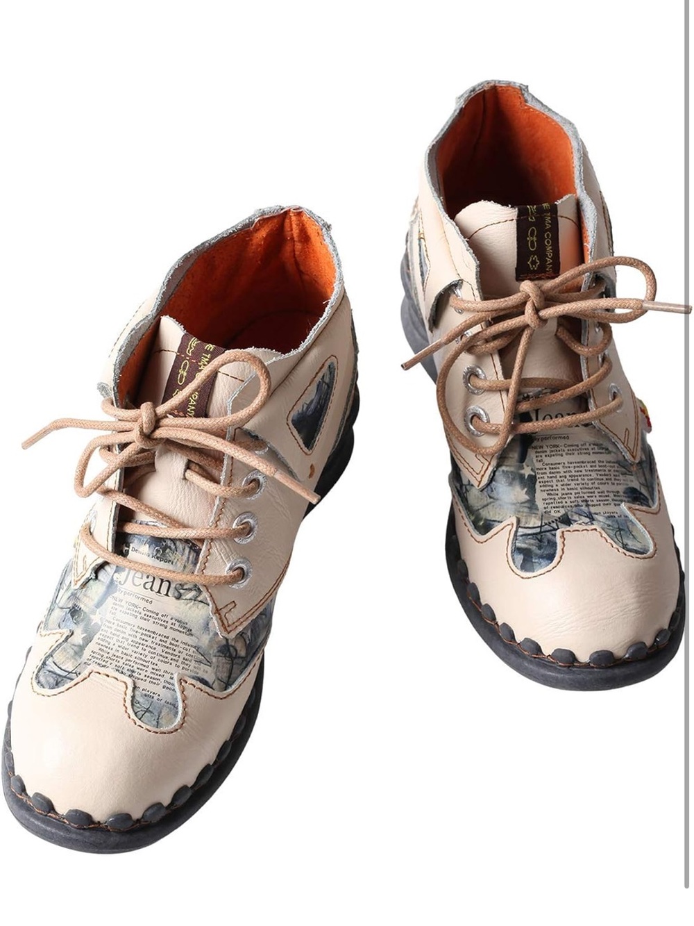 NWOT TMA EYES Leather Women's Ankle Boots Shoes for Outdoors